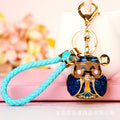 Braided Wrist Strap Keychains with Forty Auspicious Charm Designs view 10