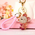 Braided Mouse Wrist Strap Keychains in Seven Pictured Designs view 3