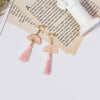 Pink Tassel Clips
