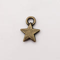 Hollow Zinc Alloy Star Moon Sun Shooting Star Charm Pendant for DIY Earrings Bracelet