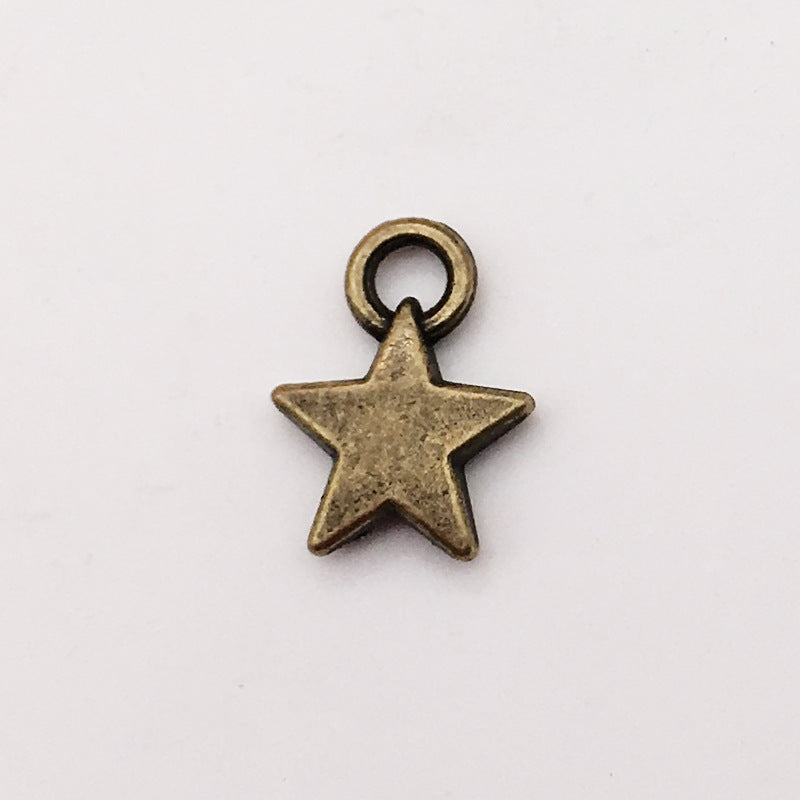 Hollow Zinc Alloy Star Moon Sun Shooting Star Charm Pendant for DIY Earrings Bracelet