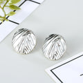 Silver Tone Abstract Botanical and Figural Stud Earrings in Twelve Designs view 6