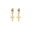 Gold Cross Huggies