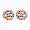 Vintage Style Metal Mini Gear Embellishment in 5 Metal Finishes view 10