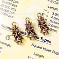22x10mm 3D Alloy Scarecrow Charm Pendant