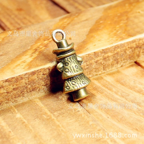 22x10mm 3D Alloy Scarecrow Charm Pendant