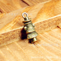 Dimensional Scarecrow Charm Metal Jewelry Making Component In 3 Finishes view 2