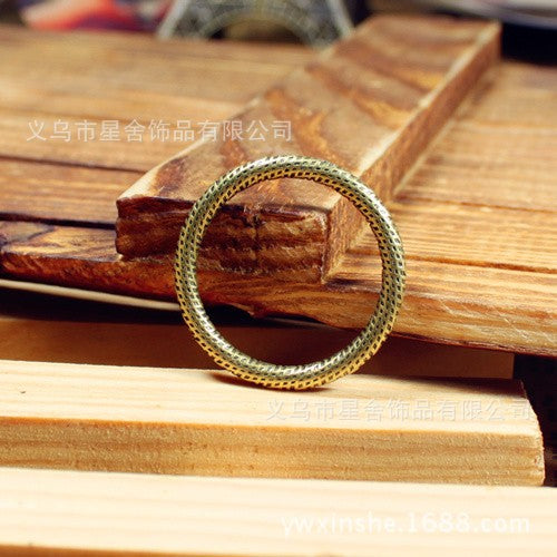 30mm Alloy Spotted Ring Charm Pendant