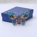 Stained Glass Style Butterfly Brooch in Three Colorways view 7