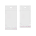 Clear Self Seal Hanging Hole OPP Packaging Bags in Two Sizes view 5