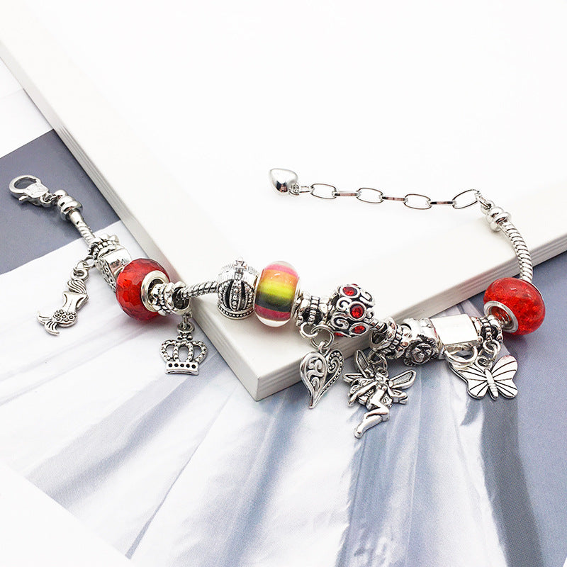 Zinc Alloy Butterfly Elephant Turtle Large Hole Charm Pendant for DIY Bracelet Necklace Making