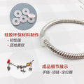 Extender Chain Metallic Adjustable Bracelet Metal Charms with 12 Listed Options view 3