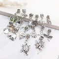Antique Silver Moon and Bead Metal Beads with 2 Listed Options view 4
