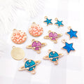 Colorful Bird Metal Charms for Jewelry and Craft Projects view 3