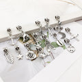 Metallic Star and Moon Metal Beads for Jewelry and Craft Projects view 4