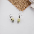 Bubble Tea Cup Novelty Hook Earrings in Seven Colors view 8