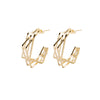 Gold Wire Hoops