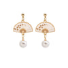 White Fan Studs
