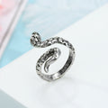 Adjustable Sculpted Snake Rings in Eight Metallic Designs view 6