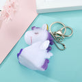 Winged Unicorn Keychains in Seven Pastel Colorways and Clasps view 2
