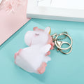Winged Unicorn Keychains in Seven Pastel Colorways and Clasps view 4