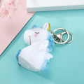 Winged Unicorn Keychains in Seven Pastel Colorways and Clasps view 8