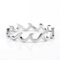 Zigzag Stackable Band Rings in Three Tones Jewelry Accessory view 8