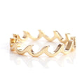 Zigzag Stackable Band Rings in Three Tones Jewelry Accessory view 6