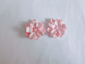 Translucent Flower Stud Earrings in White Purple or Pink view 4