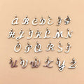 Metallic Alphabet Letter Metal Charms with 27 Listed Options view 4