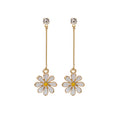 Ten White Daisy Stud Hook and Clip Earring Options view 11