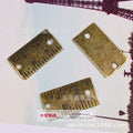 22x12mm Vintage Double-Hole Alloy Caliper Connector Charm