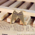 30x30mm Vintage Wing Alloy Charm Pendant