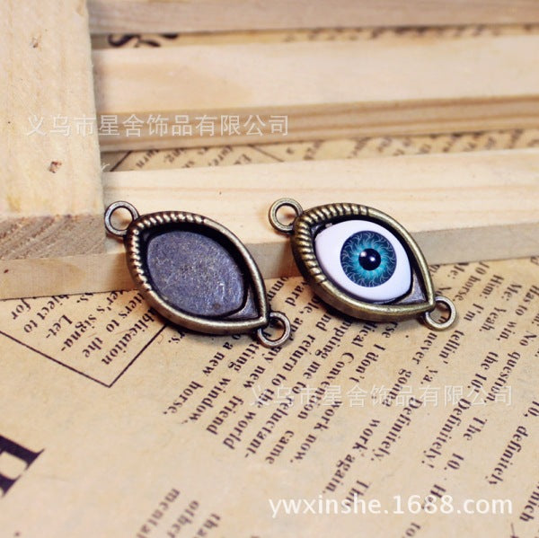 30x15mm Double Loop Marquise Bezel Setting Pendant