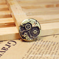 Mechanical Watch Movement Metal Charm in Three Finishes view 2