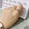 Gold Monkey King Crown Inspired Adjustable Open Ring view 2