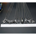 Antique Silver Tone Animal Pendant Necklaces in Eight Designs view 2