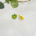 Six Color Mismatched Small Daisy Flower Stud Earrings view 2