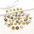 Gold-Tone Spacer Bead Metal Beads for Jewelry and Craft Projects view 4