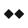 Black Square Studs