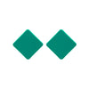 Blue Square Studs