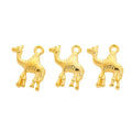Small Camel Metal Charms in Seven Metallic Finishes view 10