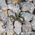 Alloy Cobra Charm Pendant 34x11mm