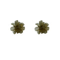 Translucent Acrylic Layered Petal Flower Stud Earrings view 5