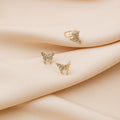 Clear Look Butterfly Three Piece Ear Sets in Two Finishes view 2