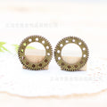 25mm Alloy Gear Clock Movement Charm Pendant