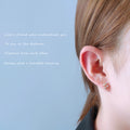 Gold Tone Orange And Cherry Fruit Mini Stud Earrings In Two Styles view 3