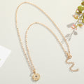 Round Crystal Hamsa and Evil Eye Pendant Necklaces in Four Designs view 5