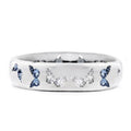 Colorful Butterfly Pattern Band Ring In Six Designs view 8