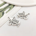 Silver-Tone Wine Glass Metal Charms with 21 Listed Options view 11